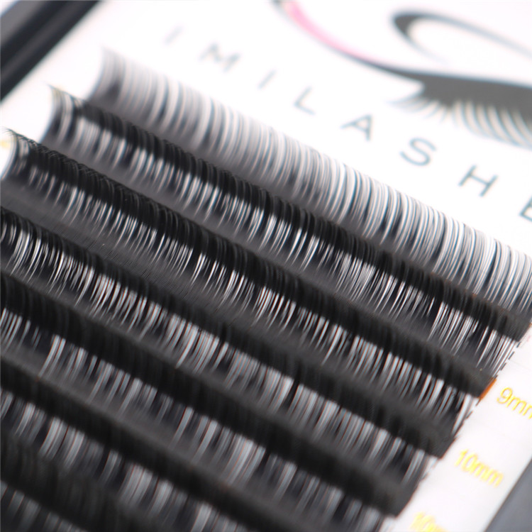 False eyelashes application and dramatic fake eyelashes-D